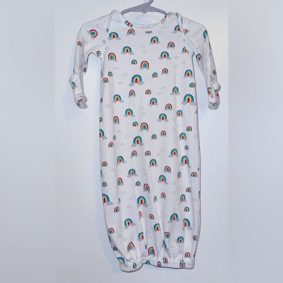 Hanna Andersson Size 3-6 Months 60 cm Sleep Sack Gown Rainbows Pima Cotton - Picture 1 of 4